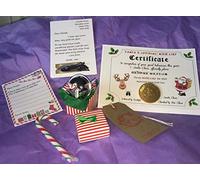 Polar Express 60mm Snowflake Bell Christmas Eve Box Kit with Bell, Box, Letter, Certificate, Chocolates