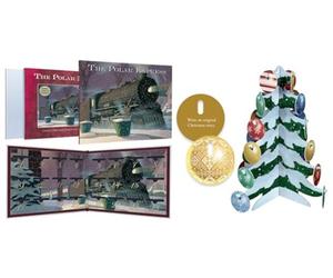 Polar Express: Christmas Countdown Deluxe Gift Set - Hardcover NEW Chris Van All