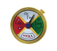 Polar Express Conductor's Stopwatch Spinning Pin Badge Polar Express Multicolor