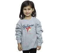 Polar Express Girls Believe Bell Sweatshirt Sport Grey 12-13 years