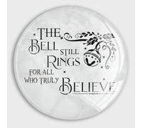 Polar Express The Bell Still Rings Christmas Fridge Magnets, Motivational Saying Magnets Decoration for Refrigerator Whiteboard Decorative Magnetic Board Cabinet Classroom Office Kitchen