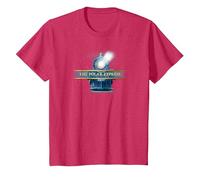 Polar Express Train Logo T-Shirt, Youth, Red Heather, 2T