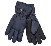 Polar Extreme Heat Mens Waterproof Sherpa Lined Ski Glove, Navy, Large/X-Large
