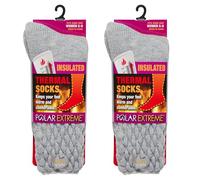 Polar Extreme Women's Socks, Grey, 8 UK