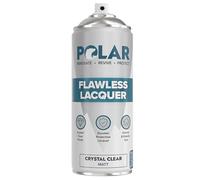 Polar Flawless Lacquer Spray - Protective Coating for Wood, Ceramic, Glass, Plastic & Metal - Scratch Resistant & UV Protection - Primer for DIY, Interior & Exterior - Matt Finish - Clear - 400ml
