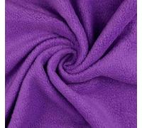 Polar Fleece Fabric Anti Pill, Fully Washable,150cm Wide, 4 Sizes (Purple, 200cm x 150cm)
