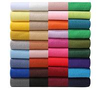 Polar Fleece Fabric Material Super Soft Handle,37 Colors,Anti Pill Test Approved, Spun Polyester Fleece - Washable,Substantial Weight 320G/SqM,Neotrims UK. Em Green, 1 Metre