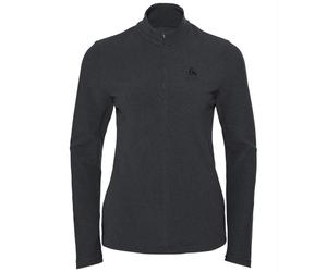 Polar fleece Odlo Mid layer 1/2 zip ROY (shale grey - black stripes) Women's