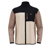 Polar fleece Odlo Mid layer full zip - Men's ESSENTIAL HIGH PILE BLOCKED (black - cinder)
