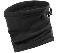 Polar Fleece Scarf Super Soft Winter Mid Layer Thermal Neck Warmer Tube Head Over Gaiter Multifunctional for Walking Running Motorcyclists Unisex One Size Black