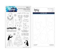 Polar Friends Stamp and Die Bundle by Simon Hurley