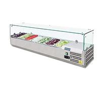 Polar Refrigerated Counter Top Servery Prep Unit 7 x 1/4 GN - G609 Catering