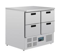POLAR G-Series 4 Drawer Counter Fridge 240L