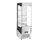 Polar G-Series Commercial Slimline Single Door Multideck Display Fridge - Energy Rating C, 3 Shelves, Auto Defrost, Lockable Castors PG006