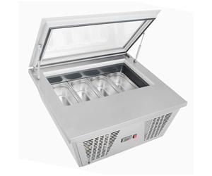 Polar G-Series Countertop Ice Cream Freezer, Fits 4 x Napoli Pans | Preserves texture and flavor with reliable commercial cooling, ideal for bustling professional dessert stations.