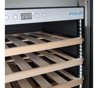 Polar G-Series Single Zone Wine Fridge Stainless Steel, 192 Bottles
