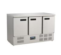 Polar G-Series Triple Door Counter Fridge 368Ltr - G622