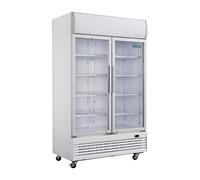 Polar G-Series Upright Double Door Display Fridge GE580 950Ltr, 950 Litre