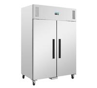 Polar Refrigeration G-Series 600W Upright Double Door Fridge 1200 Litre, Stainless Steel, -2°C to 5°C, 2000(H)x1340(W)x815(D)mm, Energy Rating C, 6 Shelves, Usable Capacity: 770 Ltr, R290 | G594