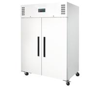 Polar G-Series Upright Double Door Fridge 1200Ltr White - CC663