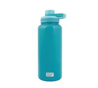 Polar Gear 1L Insulated Water Bottle - Double Wall Vacuum + Dust Cover Cap