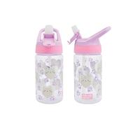 Polar Gear 430ml Kids Bottle with Easy Open Flip Cap - BPA Free, Spill-Proof Soft Spout, Secure Screw Cap Closure, Suitable for Ages 48 Months and Up - Kitty Paws