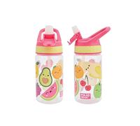 Polar Gear 430ml Kids Bottle with Easy Open Flip Cap - BPA Free, Spill-Proof Soft Spout, Secure Screw Cap Closure, Suitable for Ages 48 Months and Up - Fruity Friends