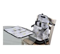 Polar Gear 5 Point Harness Booster Seat + Placemat Hot Air Balloon