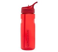 Polar Gear 650ml Aqua Grip Water Bottle with Straw - Drinking Bottle, Red | Reusable, BPA-free sports bottle, ideal for gym, cycling, work, convenient straw, durable design, stay hydrated on the go