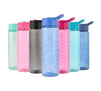 Polar Gear 700ml Ecozen Water Bottle with Fun Textured Designs - Flip-Up Lid, Leak & Spill-Proof, BPA-Free, Easy to Clean