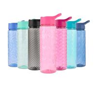 Polar Gear 700ml Ecozen Water Bottle with Fun Textured Designs - Flip-Up Lid, Leak & Spill-Proof, BPA-Free, Easy to Clean
