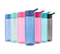 Polar Gear 700ml Ecozen Water Bottle with Fun Textured Designs - Flip-Up Lid, Leak & Spill-Proof, BPA-Free, Easy to Clean