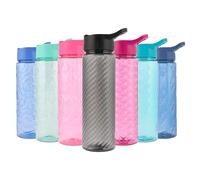 Polar Gear 700ml Ecozen Water Bottle with Fun Textured Designs - Flip-Up Lid, Leak & Spill-Proof, BPA-Free, Easy to Clean