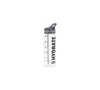 Polar Gear 750ml Tracker Water Bottle With Straw - BPA-Free Reusable Water Bottle With Time Markings ? Running Water Bottle Perfect for Gym, Cycling &