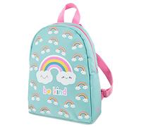 Polar Gear BEKIND Backpack Insulated Kids Lunch Bag Adjustable Shoulder Straps - 600D Polyester Food Cooler, Reusable Food & Drink Thermal Cool Bag, Turquoise, Pink