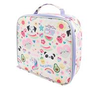 Polar Gear Cute Icons Lunch Bag, Durable Polyester, Pastel Pink