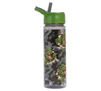 Polar Gear™ Dino Escape Kids Water Bottle, 600ml, BPA Free, Flip Cap with Straw and Carry Handle, 48+ Months