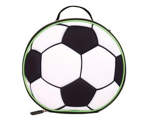 Polar Gear Football Insulated Lunch Bag with Sensory Squishy Front & Easy-Clean Antibacterial Lining - Back to School Supplies
