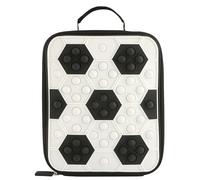Polar Gear Football Sensory Popit Lunch Bag Insulated, Polyester, Black & White