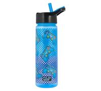 Polar Gear™ Gamer Water Bottle, Blue, 600ml, BPA Free, Flip-Up Straw with Carry Handle, Spill Proof, Gaming Controller Design