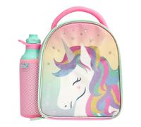 Polar Gear Glitter Unicorn Insulated Kids Lunch Bag Holder and 600ml Water
