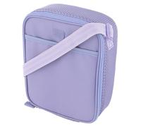 Polar Gear Insulated Kids Lunch Bag Crossbody Adjustable Strap, Polyester, Heather