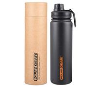 Polar Gear Insulated Water Bottle Black 700ml Stainless Steel Double Wall