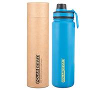 Polar Gear Insulated Water Bottle Blue 700ml Stainless Steel Double Wall | Double-wall stainless steel, keeps drinks chilled 24 hrs, hot 12 hrs, durable build, ideal for sports, travel, gym, daily use