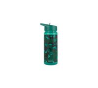 Polar Gear Jungle Camouflage Water Bottle - 500ml with Straw - Drinking Bottle School Nursery Sports Picnic BPA Free, Green