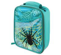 Polar Gear Jungle Critters Spider Insulated Kids Lunch Bag with Handle - 600D Polyester Rectangular Food Cooler, Reusable Food & Drink Thermal Cool Bag for School Nursery Snacks Picnic - Turquoise