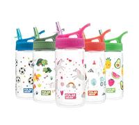 Polar Gear Kids Water Bottles with Straw - 400ml BPA Free Toddler Water Bottle With Straw - 100% Leakproof Kids Water Bottle with Carry Handle - School Water Bottle - Unicorn