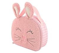 Polar Gear Sensory Lunch Bag with Wipe Clean Lining, Plush, Pink Bunny