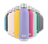 Polar Gear Stainless Steel Water Bottle - 500ml Vacuum Insulated Metal Water Bottle, Double Wall, Leakproof Drinks Bottle - 12H Hot, 24H Cold - Perfect for Work, Travel, Sports, Gym (Heather)