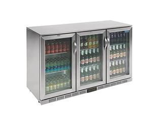 Polar GL009 Bottle Cooler, Triple Hinged Door, 330 L